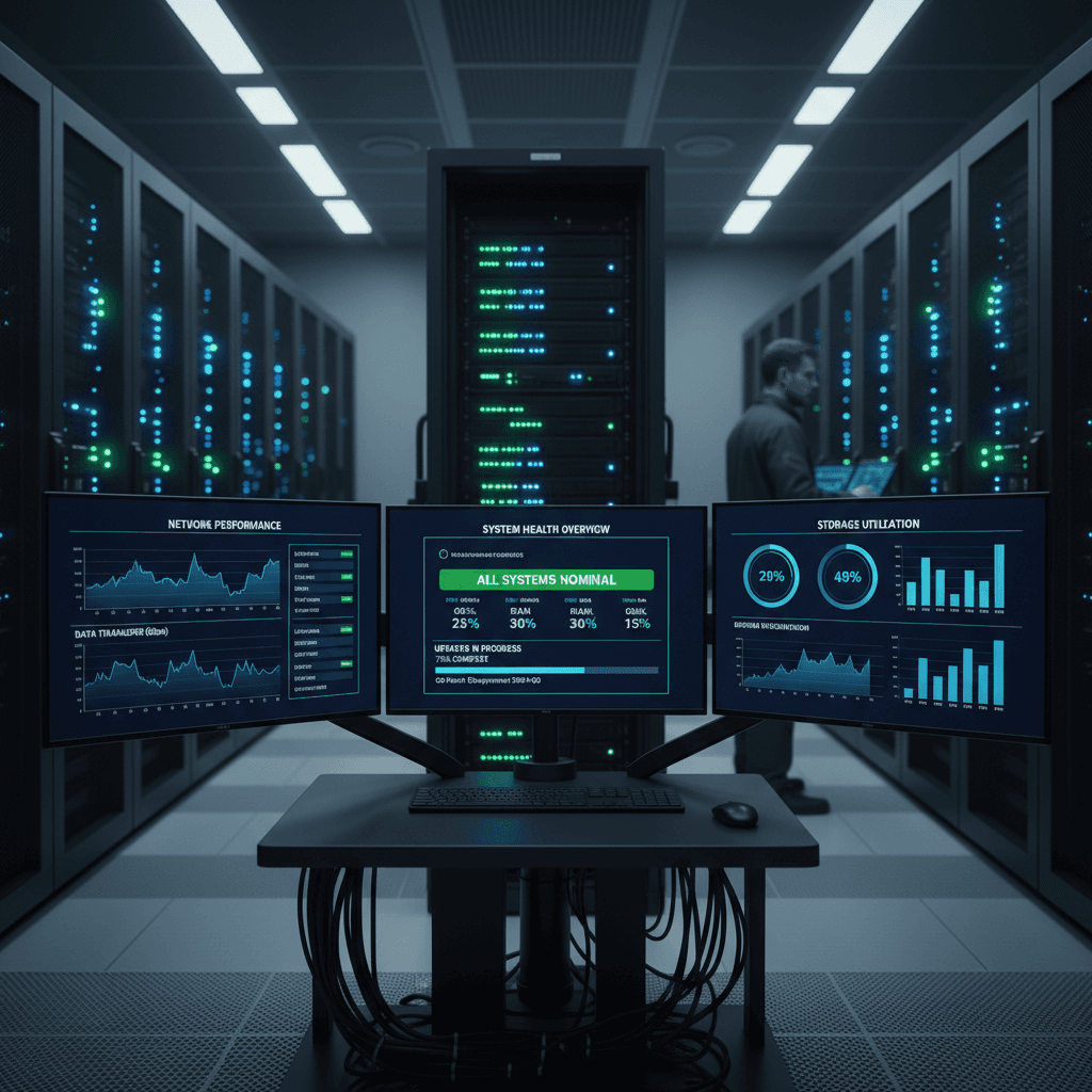 Centro de monitoreo y soporte técnico de agentes cognitivos